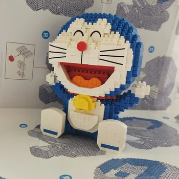 Balody 16131 Anime Doraemon Katė Robotas Sėdėti Gyvūnų 3D Modelį 886pcs 