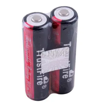 2vnt Trustfire 14500 900mah 3.7 V, Li-ion baterija Baterijos, žibintuvėlis