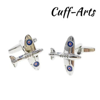 Cuffarts Spitfire Lėktuvą, Lėktuvas, Orlaivis RAF rankogalių segtukai Džentelmenas 2018 Vyrų Dovanos Romanas Smeigtukai Moterų Suknelė Sagės C10155