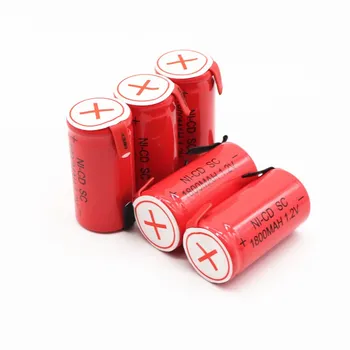NAUJAS PK baterija subc baterijos įkrovimo nicd baterijos pakeitimo 1.2 v akumuliatorius, 1800 mah galios bankas