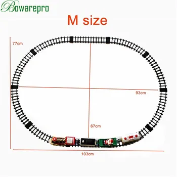 Bowarepro Modeliavimas Klasikinis Geležinkelio Garo Traukinio Modelį, Elektroninių Traukinio Rinkinį Asamblėjos Žaislai 