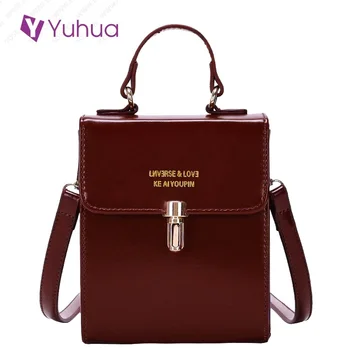 Yuhua 2020 nauja mada moterims, rankinės, derliaus korėjos versija messenger bag, tendencija moteris kvadratinių maišelį, atsitiktinis pečių krepšiai.