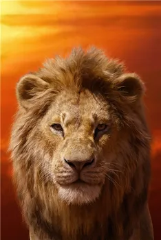 Liūtas Karalius įspūdį Simba Mufasa PUMBAA TIMON Animacinių filmų personažus, dėlionės 300 500 1000 vienetų suaugusiems vaikams mokomieji žaislai