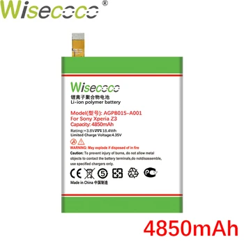 WISECOCO 4850mAh AGPB015-A001 Baterija Sony Xperia Z3+ Z4 Z3 Neo TAIP 03G C5 Ultra Dual E5506 E5553 E5533 E5563 Z3 Plus E6553