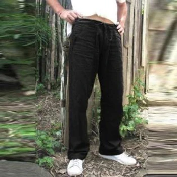 Prekės Vyrų Kelnės 2021 Mados Medvilnės Prarasti Kelnių Kelnės Atsitiktinis Stilingas Tiesiai Ilgų Kelnių Pantalon Homme 2XL