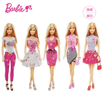 Mados uzpost Barbie Lėlės 5 Stilių Drabužius, 