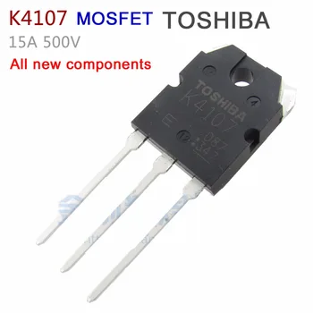 Ing Originalus TOSHIBA naujų komponentų MOSFET K4107 15A500V (10VNT)