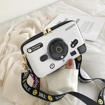 YAMBUTO 2021 Naujas Lady Kamera Formuoti Moterų Pečių Crossbody Krepšys Mažų Mergaičių Kvadrato Maišelį Kelionės Telefonas Monetos Rankinėje Sankabos Krepšys