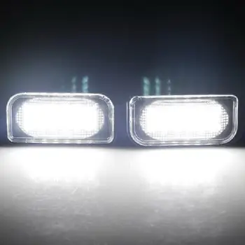 2vnt 18-SMD LED Licenciją Plokštelės Lengvųjų Automobilių, Sunkvežimių Licencijos Numerį Šviesos 3 C-MAX 4 KUGA 7903 Fiesta