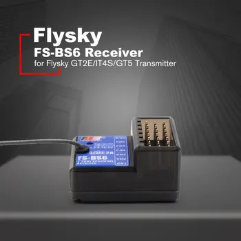 Flysky FS-BS6 6CH Mini Imtuvas su Gyro Stabilizavimo Sistema Flysky GT2E/IT4S/GT5 Siųstuvas RC Valtis Automobilių