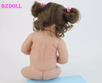 40cm Visas Silikono Reborn Baby Doll Žaislas Mergina Tikroviška Vinilo Mini Kūdikių Bonecas Vaikui Maudytis Suknelė Žaislas Vaikams Gimtadienio Dovana