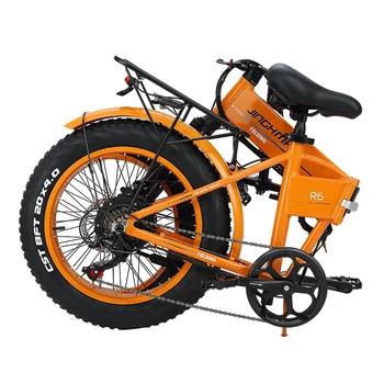 20 colių Elektrinis dviratis 500W4.0 riebalų padangų elektrinis dviratis sulankstomas beach cruiser mopedas lankstymo 48v 12.8 AH ličio baterija