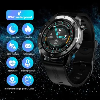 Iki 2021 m. Už F22 Smart Watch Vyrų 1.54 Colių Full Touch Širdies ritmo 