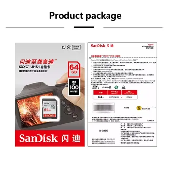 SanDisk Extreme PRO Ultra SD Kortelė 32GB 64GB 16 GB SDXC 128GB SDHC U1 U3 Atminties Kortelė 16 32 64 128 GB 
