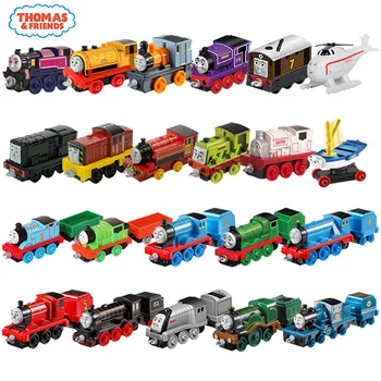 Originalus Thomas ir Draugas, 1:43 Lydinio Traukinio Žaislų Modelio Automobilių Vaikams Žaislai Vaikams Diecast Brinquedos Švietimo Gimtadienio Berniukai Dovana