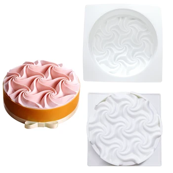 SHENHONG Pop Torto Kremas Gėlių Formą, Silikono Tortas Pelėsių Kepimo Formos Desertas Putėsiai Visos Bakeware Moule Apdailos Įrankiai