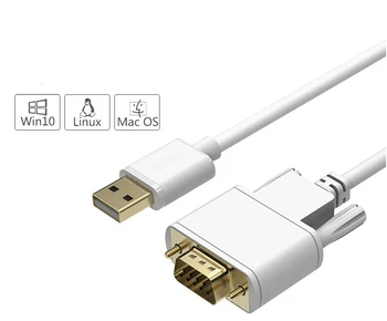Aukštos kokybės USB 2.0 į RS232 (com Serial DB9 Keitiklio Kabelį Už Win10 WIN8 PRAMONĖS