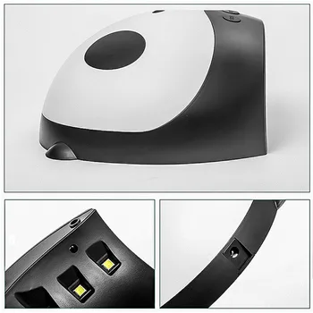 Mielas Panda 36W Nagų Džiovintuvas UV Led Lempos, Nagų Džiovintuvas Visų Tipų Gelio lenkijos Gydant 60s/90s/120s Laikmatis LCD Ekranas Nagų Džiovintuvas Lempos