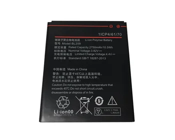 ISUNOO 2750mAh BL259 Baterija Lenovo Citrina 3 3 K32C30 K32c36 Vibe K5 / Plus K5 / A6020a40 A6020 a40 A 6020a40 Baterijos