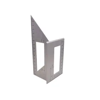Aliuminio Lydinys Mediniai Aikštėje Daugiafunkcį Valdovas 45 90 Laipsnių Matuoklis Medienos apdirbimo J6PC