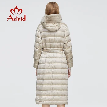 Astrid 2020 Nauji Žieminiai moteriški paltai moterims ilgas šiltas parko Striukė su Triušio kailio gaubtas didelių dydžių moteriška drabužių Dizainas ZR-7518