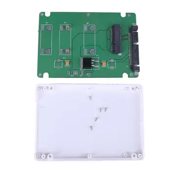 Mini SSD mSATA 2,5 colio SATA 3 Adapteris Keitiklis Kortelę su 2.5 colių Atveju