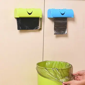 Nešiojamų Wallmounted Vonios kambarys Šiukšlių maišelis Laikymui Lauke Plastiko Maišą Šiukšlių Dėžes Virtuvės Šiukšlių Maišai Sandėliavimas Namuose Organizavimas
