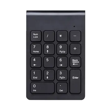 2020 nedidelio dydžio 2,4 GHz Belaidė Skaičių Klaviatūra Numpad 18 Klavišus Skaitmeninės Klaviatūros Apskaitos Kasininkas Laptop Notebook Tablečių
