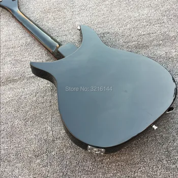 Naujas produktas rickenbacker 325 elektrinė gitara 3 gabalas pick-up, nekilnojamojo nuotraukas, nemokamas pristatymas juoda gitara, Balta apsaugos pla