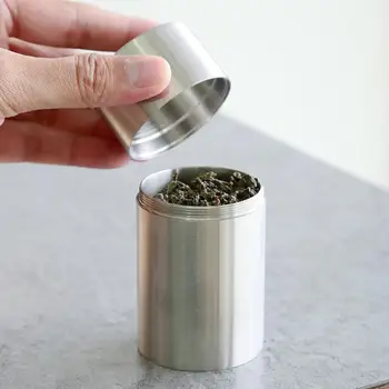 304 nerūdijančio plieno, arbata gali Sutirštės nešiojamų saugojimo butelis Kelionės nešiojamų mažas uždaromos laukelį Aukštos kokybės ir lengvai valomas