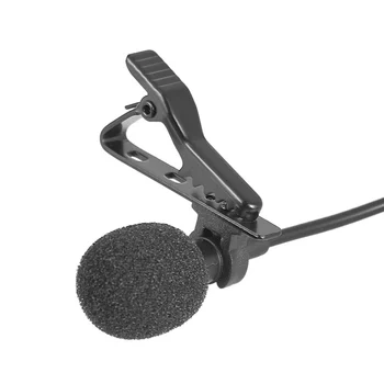 1.45 m 3.5 mm Mini Nešiojamas Mikrofonas Kondensatoriaus Clip-on Atvartas Lavalier Mic Laidinio Mikrofo/Microfon Universalus Telefonas, Nešiojamas