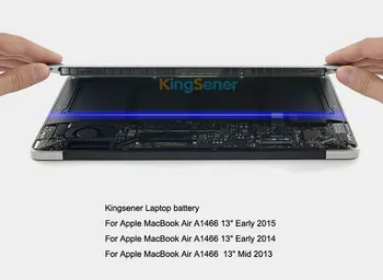 KingSener Naujas Nešiojamas Baterija A1496 Apple MacBook Air 13