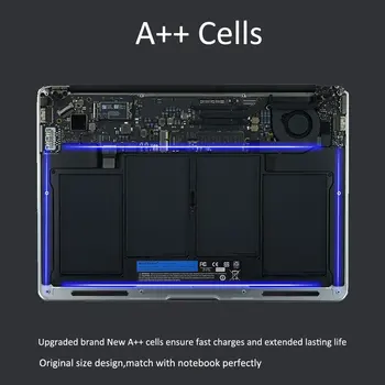 KingSener Naujas Nešiojamas Baterija A1496 Apple MacBook Air 13