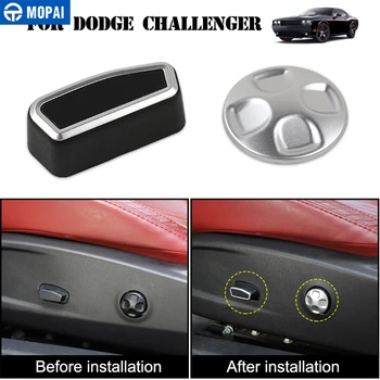 MOPAI Dodge Challenger 2010+ Automobilio Salono Sėdynės Reguliavimo Rankenėlę, Apdaila, Apdailos Dangtelio Lipdukas Dodge Challenger 2010+