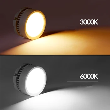 GX53 šviesos šaltinio modulis led downlight patiekalas 7W šviesos dėžutės, šviesos lemputės lubų drąsus apšvietimui be blykstės