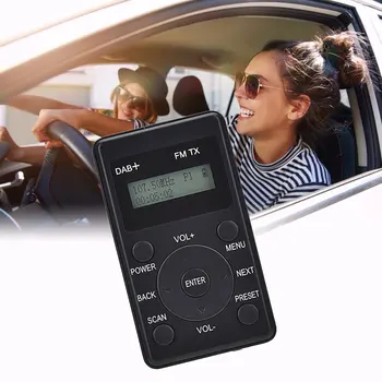 Nešiojamų Mini DAB+ Skaitmeninės Automobilių montuojamas Radijo Imtuvas Automobilyje Sumontuoti FM Stereo Muzikos Garso Imtuvas Automobilyje montuojamas Skaitmeninis Radijas