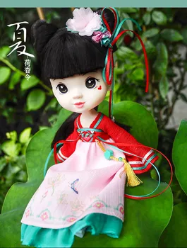 Naujas atvykimo Kinijos mini princesė Lėlės 20cm aukščio #5115