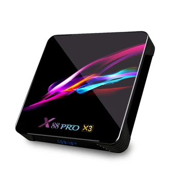 X88 PRO X3 Android 9.0 TV Box Amlogic S905X3 Quad core 5G Wifi 4K 4GB 32GB Google 