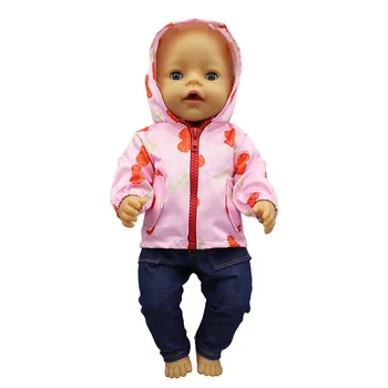 Karšto Kostiumas Lėlės Drabužiai Tinka gimęs kūdikis 43cm Lėlės Drabužiai Lėlės Priedai 17inch Baby Doll