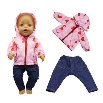 Karšto Kostiumas Lėlės Drabužiai Tinka gimęs kūdikis 43cm Lėlės Drabužiai Lėlės Priedai 17inch Baby Doll