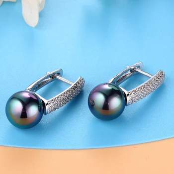HUADIE moteriški auskarai su perlais ir cirkonio. Lašas kabo pakabukas auskarai su perlais, įvairių spalvų. Juvelyriniai dirbiniai 2021