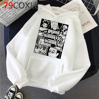 Hunter x Hunter Hisoka hoodies vyrų spausdinti anime streetwear vyrų bliuzono drabužių streetwear y2k estetines