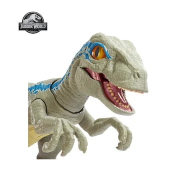 Juros periodo Pasaulio Mėlyna Velociraptor Dinozaurų Žaislai Primityvus Pal Tyrannosaurus Garso Efektai Veiksmų Skaičius, Žaislai Vaikams Dovanų GFD40