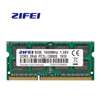 ZiFei ram 8GB DDR3L 1866HMz 1 600mhz 1333MHZ 204Pin 1.35 V SO-DIMM modulio Nešiojamojo kompiuterio atmintinė, Nešiojamąjį kompiuterį