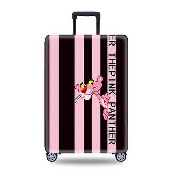 HMUNII New Pink Panther Kelionės Reikmenys Apsauginiai Dangteliai Lagaminai Elastinga Bagažo Dangtis Raštas Taikomos 18-32 colių