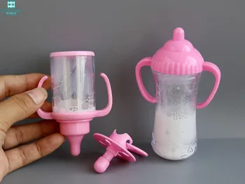 Lėlės priedai Žaislas butelį pieno sultys bus mažiau invertuoto
