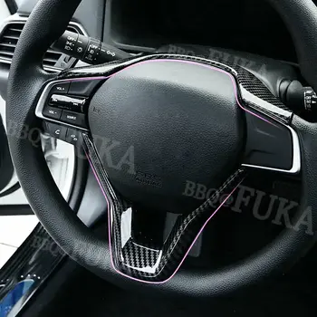 Anglies Pluošto Stiliaus Automobilio Vairo Rėmo Dangtis Apdaila Honda Accord 2018 2019