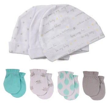 Super medvilnės baby caps&skrybėlės, kūdikių Berniukų, Mergaičių, kūdikių pirštinės Bamblys drabužių rinkinys kūdikių reikmenys naujagimių fotografija
