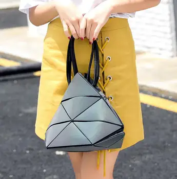 Maelove Šviesos Maišelį 2021 Naujas Mados Moterų geometrijos lattic krepšys Sulankstomas rankinėje composite bag Nemokamas Pristatymas
