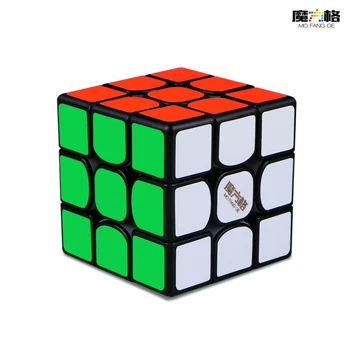 QiYi MoFangGe Grom V3 M 3x3x3 Magnetinio Magic Cube Stickerless Kubo Galvosūkį Profesinės Magnetai Greitis 3x3 Kubas